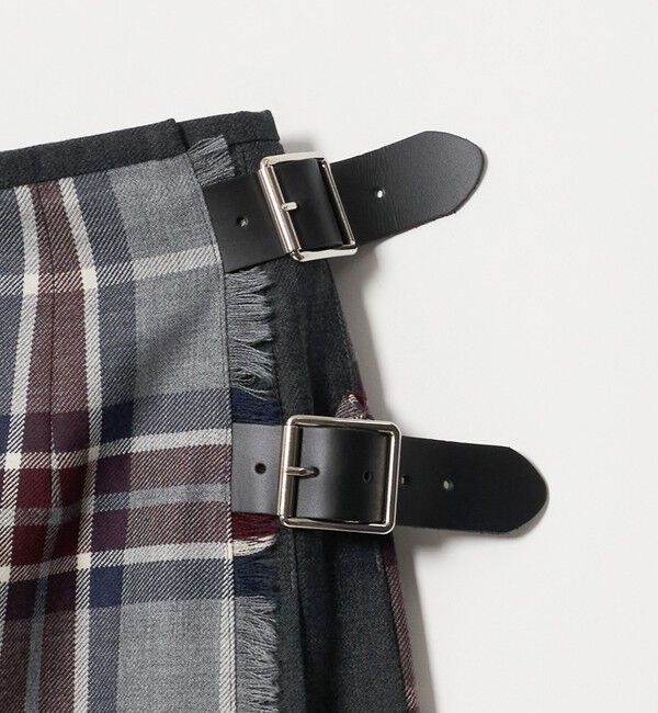 UNITED ARROWS「【別注】＜O'NEIL of DUBLIN＞コンビ チェック プリーツスカート」|スカート|
