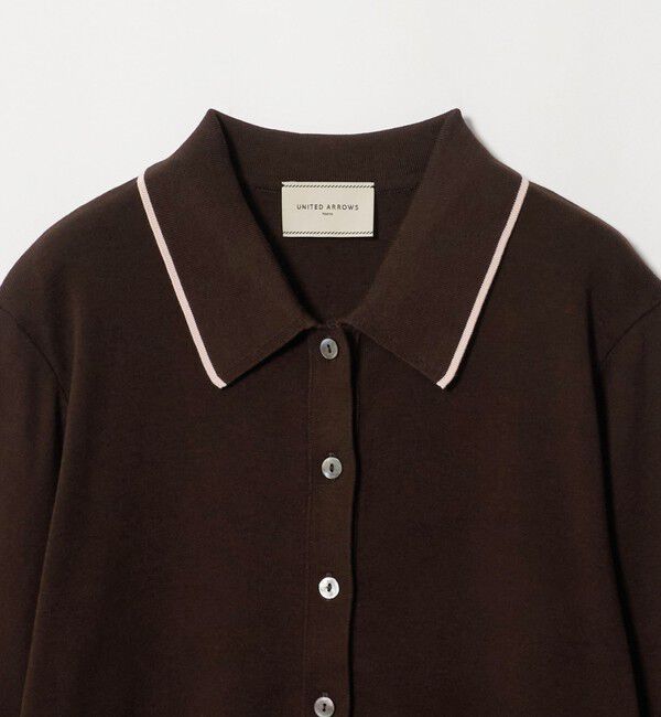 UNITED ARROWS「ポロカーディガン ‐ウォッシャブル‐」|カーディガン|