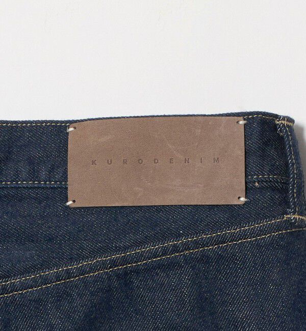 UNITED ARROWS「＜KURO＞CARVER/ワンウォッシュ ストレート デニムパンツ」|デニム|