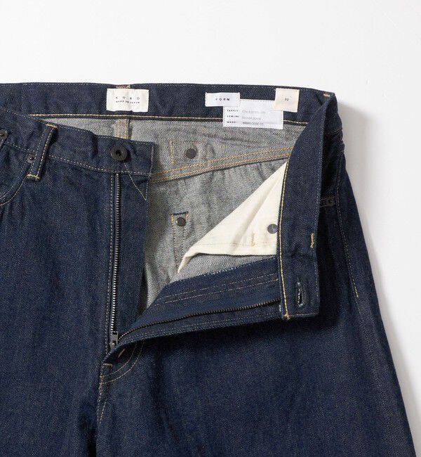 UNITED ARROWS「＜KURO＞FORM/ワイドストレート デニムパンツ」|デニム|