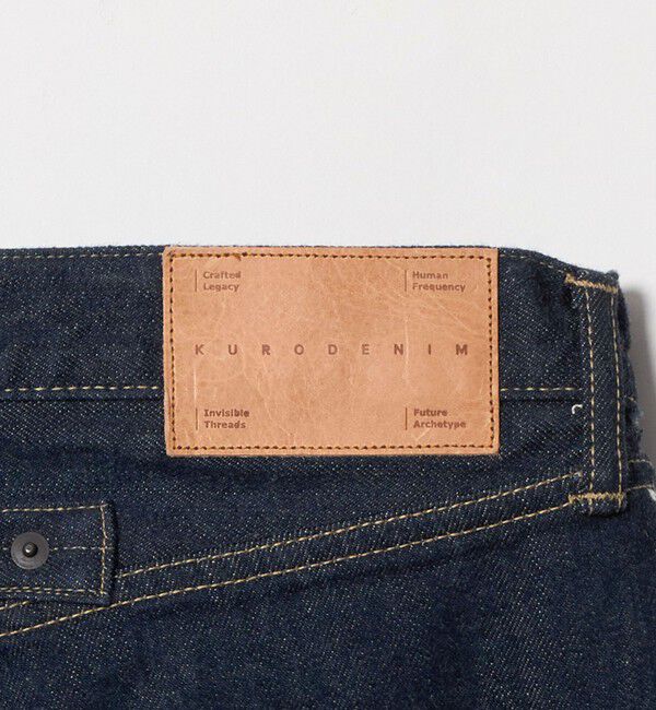 UNITED ARROWS「＜KURO＞FORM/ワイドストレート デニムパンツ」|デニム|