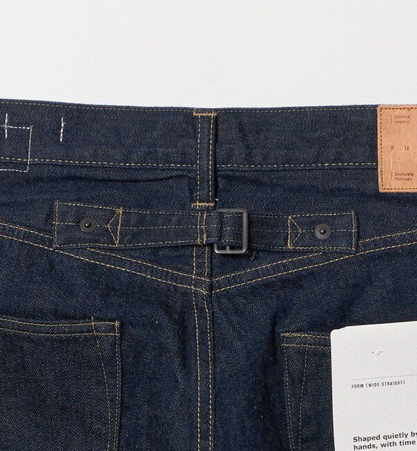 UNITED ARROWS「＜KURO＞FORM/ワイドストレート デニムパンツ」|デニム|
