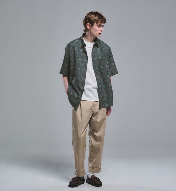 UNITED ARROWS green label relaxing「William Morris ジャストルーズ 半袖 シャツ」|シャツ・ブラウス|