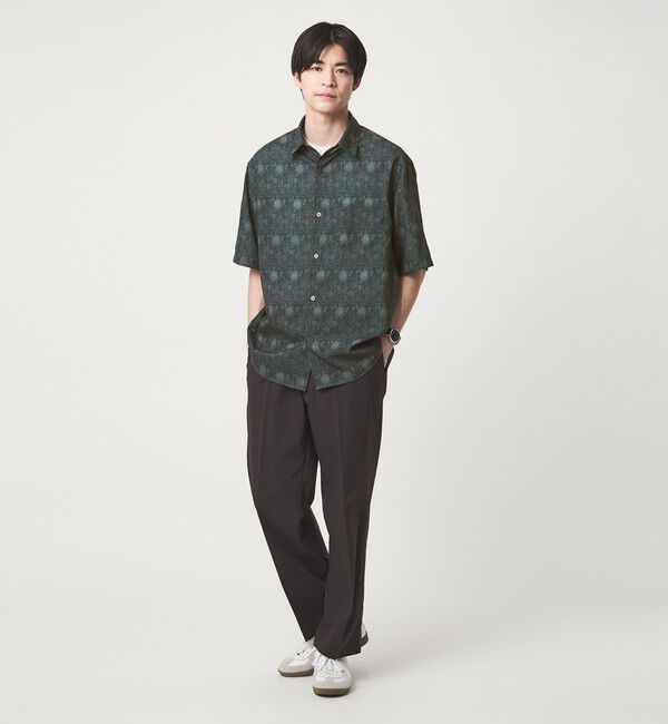 UNITED ARROWS green label relaxing「William Morris ジャストルーズ 半袖 シャツ」|シャツ・ブラウス|