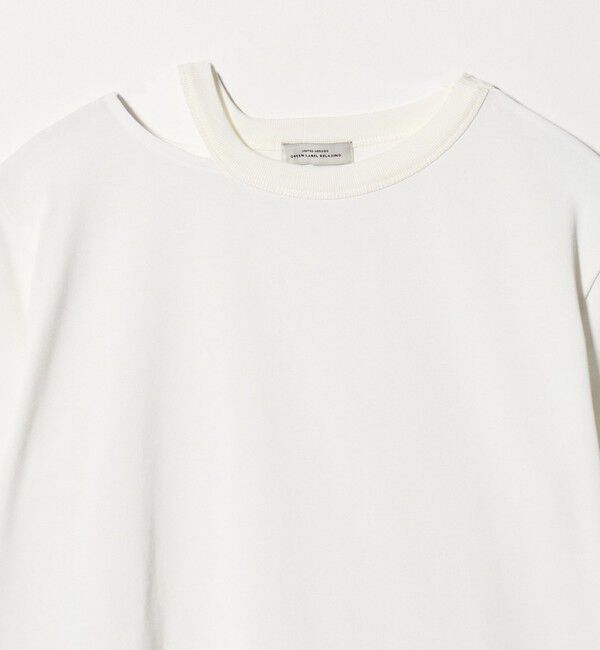 UNITED ARROWS green label relaxing「デコルテスリット Tシャツ 吸水速乾」|Tシャツ・カットソー|