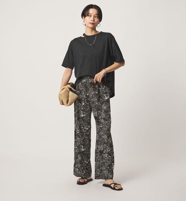 UNITED ARROWS green label relaxing「デコルテスリット Tシャツ 吸水速乾」|Tシャツ・カットソー|