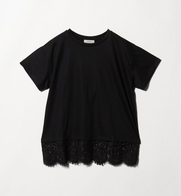 UNITED ARROWS green label relaxing「スソ レース ショートスリーブ カットソー」|Tシャツ・カットソー|