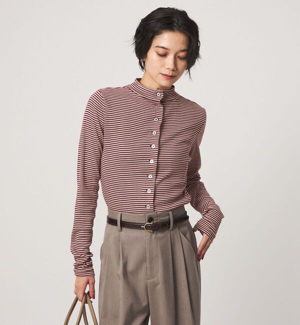 UNITED ARROWS green label relaxing「【別注】＜Robert P. Miller＞ ハイネック ロングスリーブ カットソー」|Tシャツ・カットソー|