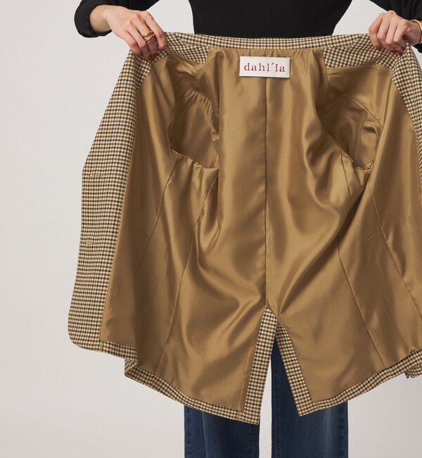 UNITED ARROWS green label relaxing「【別注】＜dahl'ia＞チェック ジャケット」|テーラードジャケット|