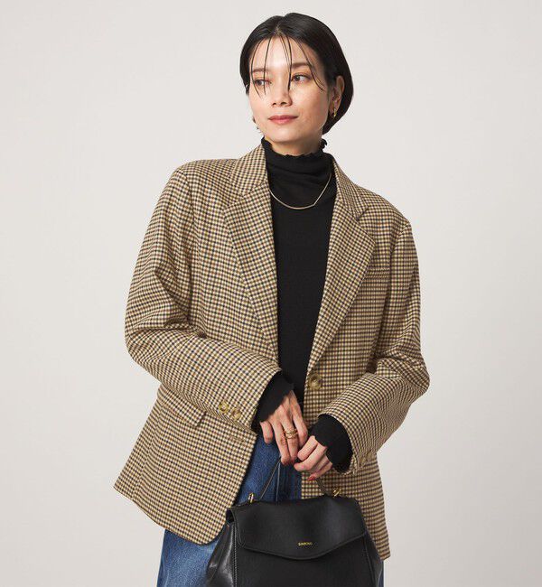 UNITED ARROWS green label relaxing「【別注】＜dahl'ia＞チェック ジャケット」|テーラードジャケット|