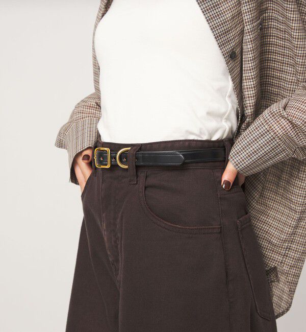 UNITED ARROWS green label relaxing「＜TORY LEATHER＞ベルト / WIDE PLAIN CREASED」|ベルト|