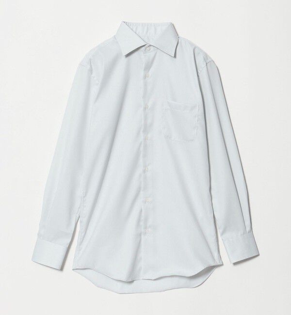 UNITED ARROWS green label relaxing「コットン ナローストライプ ワイドカラー ドレスシャツ -イージーアイロン-」|シャツ・ブラウス|