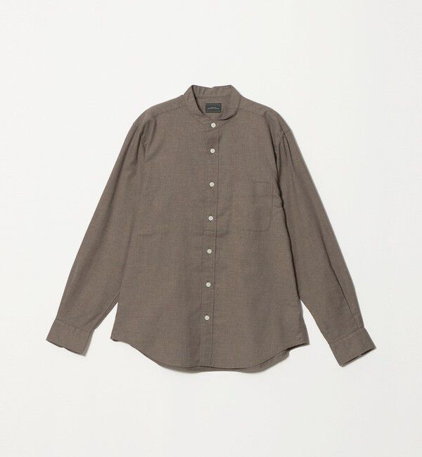 UNITED ARROWS green label relaxing「ナチュラル フィット ビエラバンドカラー 長袖 シャツ」|シャツ・ブラウス|MOCA