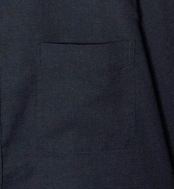 UNITED ARROWS green label relaxing「ナチュラル フィット ビエラバンドカラー 長袖 シャツ」|シャツ・ブラウス|