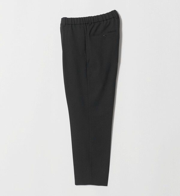 UNITED ARROWS green label relaxing「A+ リネンライク リラックス イージー 1プリーツ セットアップ パンツ スラックス -ストレッチ-」|スラックス|BLACK