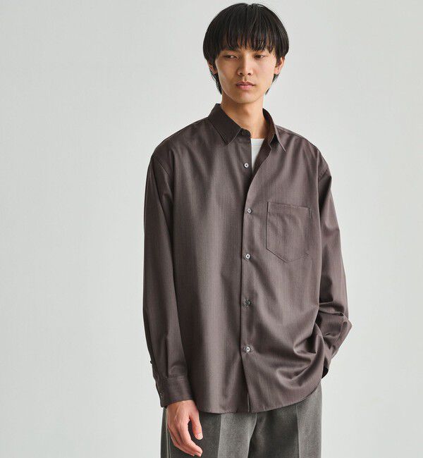 UNITED ARROWS green label relaxing「ウォッシャブル ビエラジャストルーズ 長袖 シャツ」|シャツ・ブラウス|MOCA