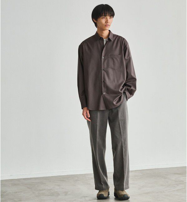 UNITED ARROWS green label relaxing「ウォッシャブル ビエラジャストルーズ 長袖 シャツ」|シャツ・ブラウス|