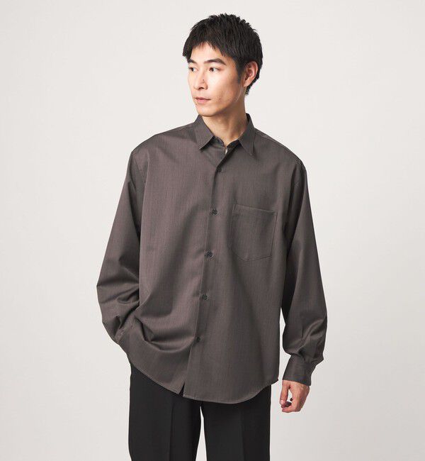 UNITED ARROWS green label relaxing「ウォッシャブル ビエラジャストルーズ 長袖 シャツ」|シャツ・ブラウス|