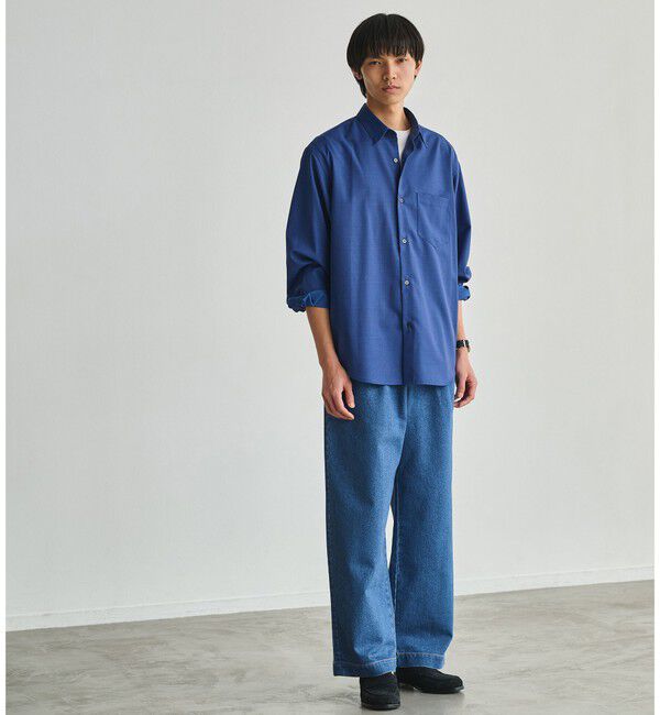 UNITED ARROWS green label relaxing「ウォッシャブル ビエラジャストルーズ 長袖 シャツ」|シャツ・ブラウス|