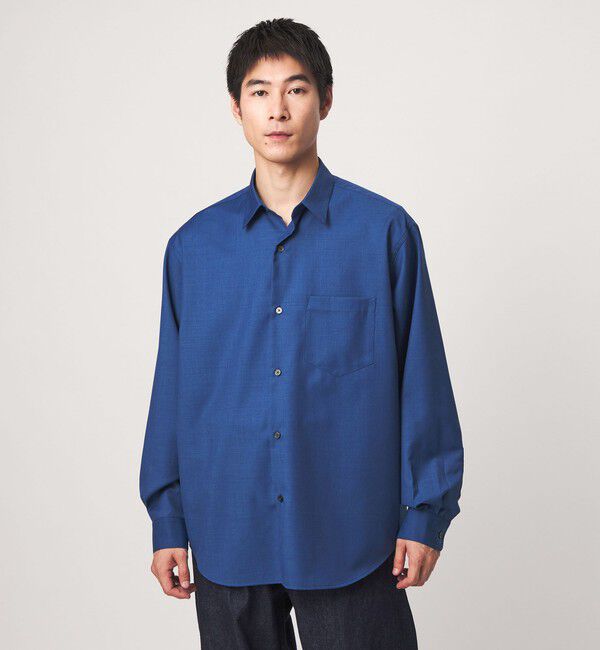 UNITED ARROWS green label relaxing「ウォッシャブル ビエラジャストルーズ 長袖 シャツ」|シャツ・ブラウス|