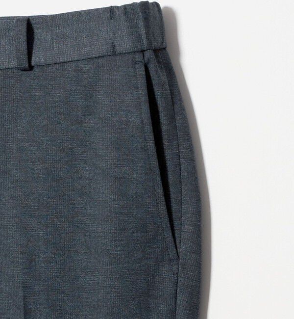 UNITED ARROWS green label relaxing「A+ プリントジャージー グレンプレイド スタンダード イージー セットアップ パンツ スラックス -ストレッ」|スラックス|