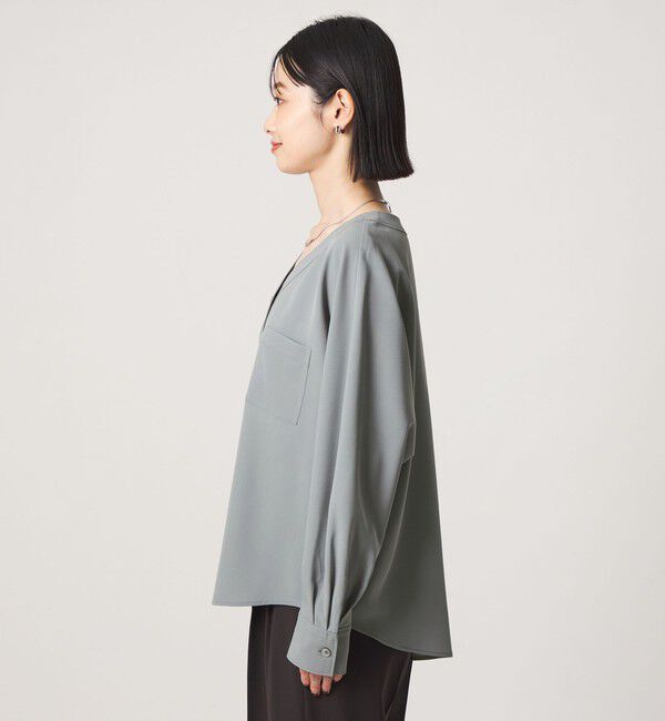 UNITED ARROWS green label relaxing「ツイル ポケット シャツ マシンウォッシャブル ストレッチ」|シャツ・ブラウス|