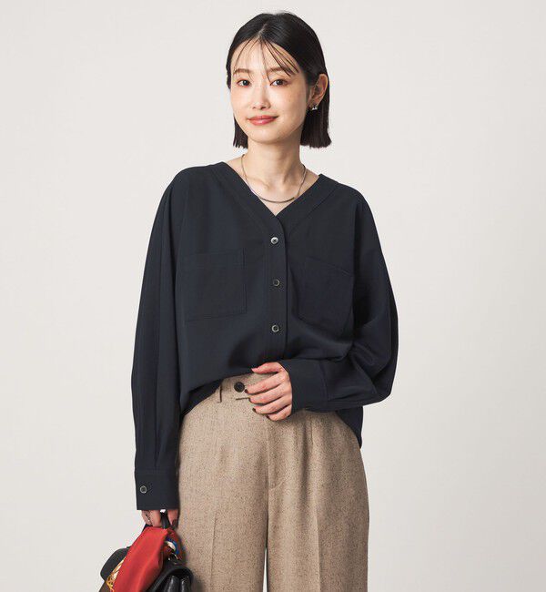 UNITED ARROWS green label relaxing「ツイル ポケット シャツ マシンウォッシャブル ストレッチ」|シャツ・ブラウス|