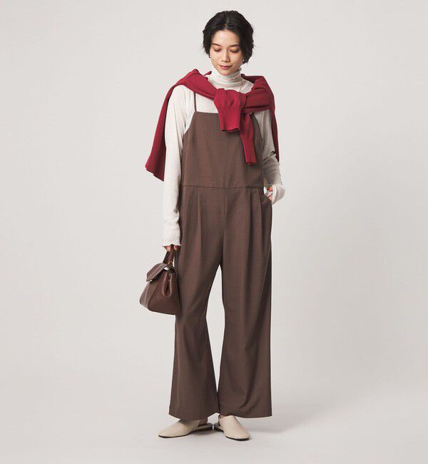 UNITED ARROWS green label relaxing「［size SHORT/TALLあり］オルマイ ツイル キャミソール サロペット」|オールインワン|