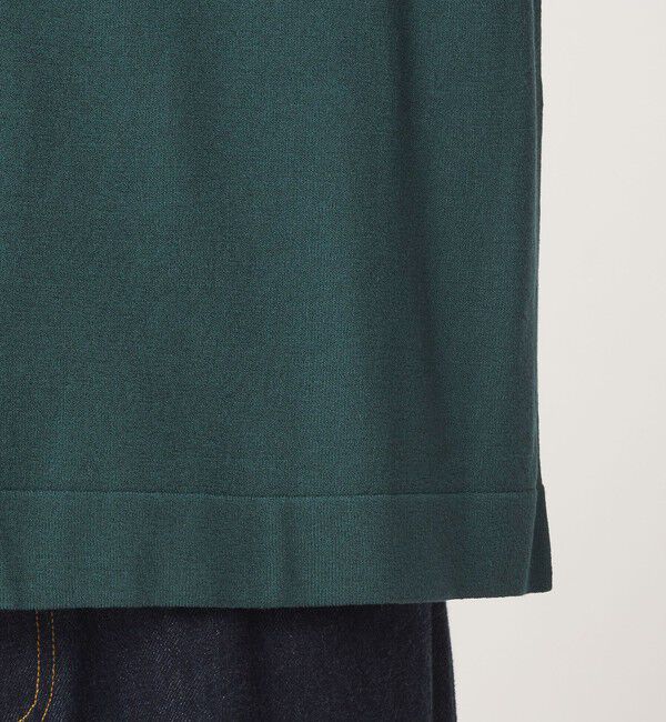 UNITED ARROWS green label relaxing「クレープヤーン 長袖 ニット ポロカーディガン -ハンドウォッシャブル-」|カーディガン|