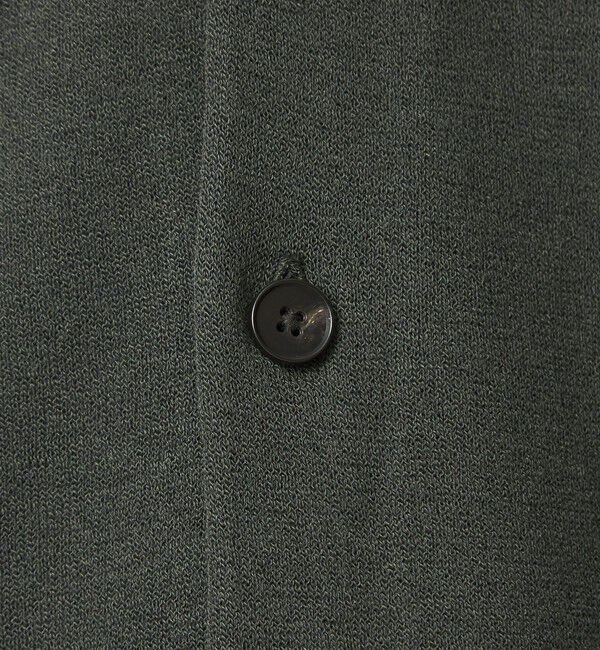 UNITED ARROWS green label relaxing「クレープヤーン 長袖 ニット ポロカーディガン -ハンドウォッシャブル-」|カーディガン|