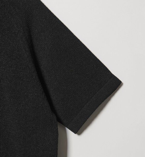 BEAUTY&YOUTH UNITED ARROWS「ペーパーヤーン サドルスリーブ クルーネック ニット ウォッシャブル」|ニット・セーター|