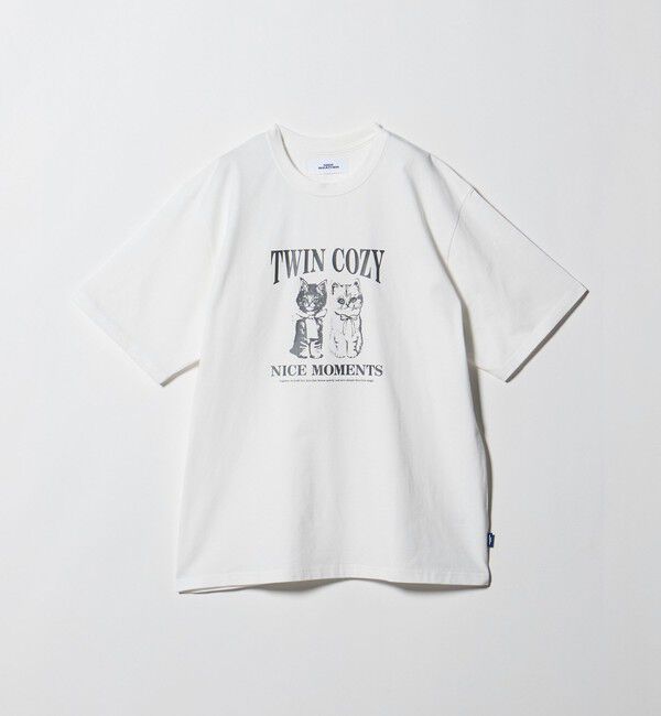 NICE WEATHER「＜NICE WEATHER＞アニマルプリント Tシャツ」|Tシャツ・カットソー|WHITE