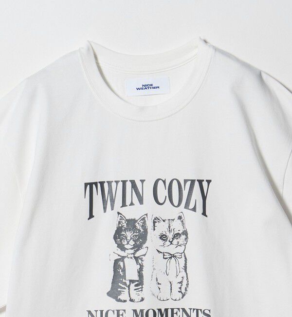 NICE WEATHER「＜NICE WEATHER＞アニマルプリント Tシャツ」|Tシャツ・カットソー|