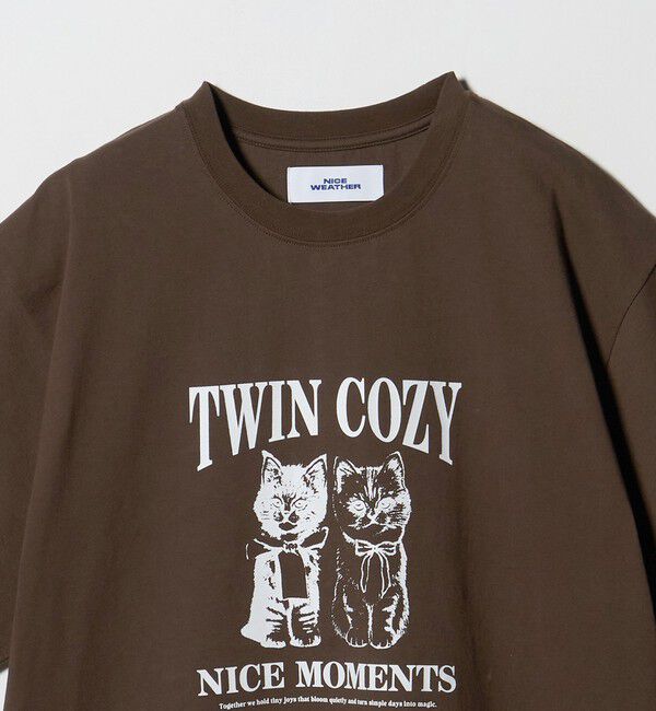 NICE WEATHER「＜NICE WEATHER＞アニマルプリント Tシャツ」|Tシャツ・カットソー|