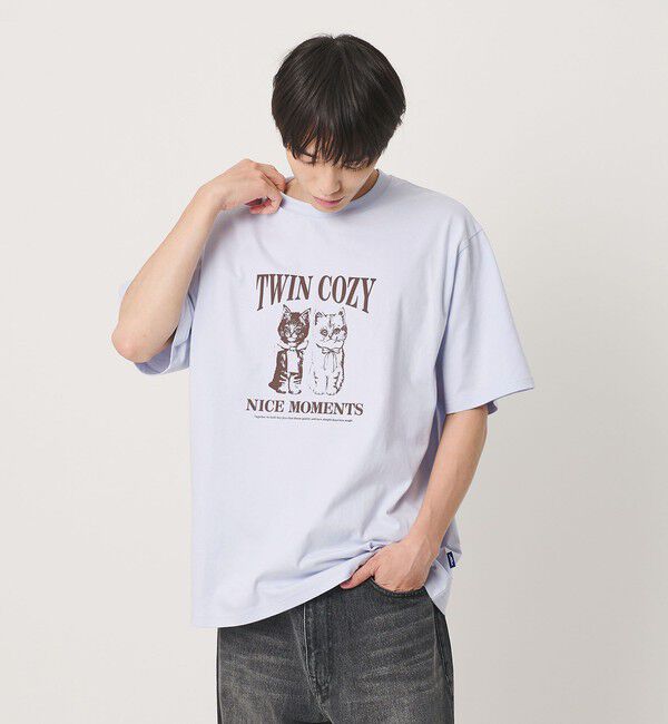 NICE WEATHER「＜NICE WEATHER＞アニマルプリント Tシャツ」|Tシャツ・カットソー|