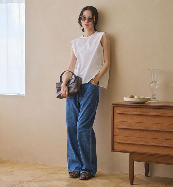 BEAUTY&YOUTH UNITED ARROWS「【WEB限定】ワイドフレア デニムパンツ ウォッシャブル」|デニム|