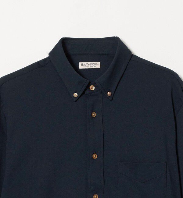 BEAUTY&YOUTH UNITED ARROWS「クイック ストレッチ シャンブレー ボタンダウン シャツ SLIM型 タテヨコストレッチ」|シャツ・ブラウス|