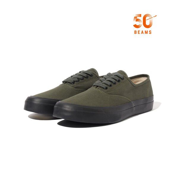 BEAMS PLUS「【別注】SPERRY TOP-SIDER / MIL CVO」|スニーカー|OLIVE/BLACK