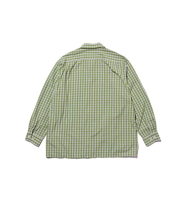 BEAMS PLUS「Open Collar 80/2 Madras」|シャツ・ブラウス|
