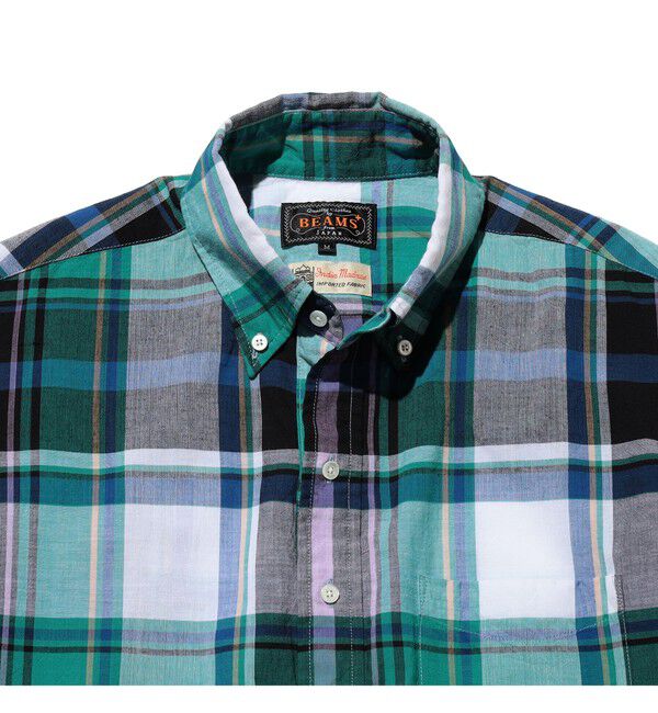 BEAMS PLUS「B.D. Pullover Classic-fit Madras」|シャツ・ブラウス|