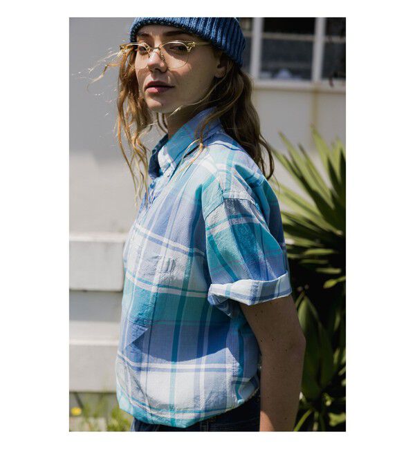 BEAMS PLUS「B.D. Pullover Classic-fit Madras」|シャツ・ブラウス|