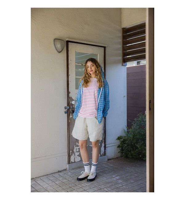 BEAMS PLUS「Pocket Tee Pile Stripe」|Tシャツ・カットソー|