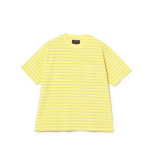 BEAMS PLUS「Pocket Tee Pile Stripe」|Tシャツ・カットソー|