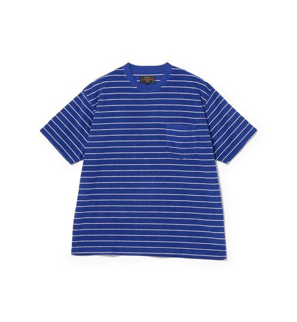BEAMS PLUS「Pocket Tee Pile Stripe」|Tシャツ・カットソー|