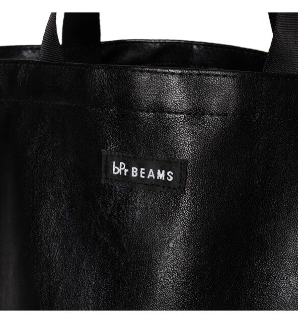 bPr BEAMS「2WAY エコレザー ディープボトム バッグ M」|ポーチ|