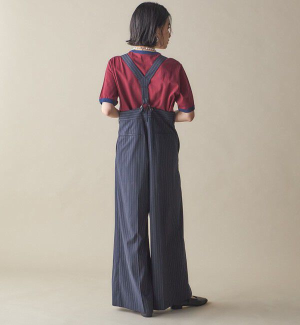SHIPS for women「SHIPS NINE CASE:〈手洗い可能〉サスペンダー パンツ」|その他|
