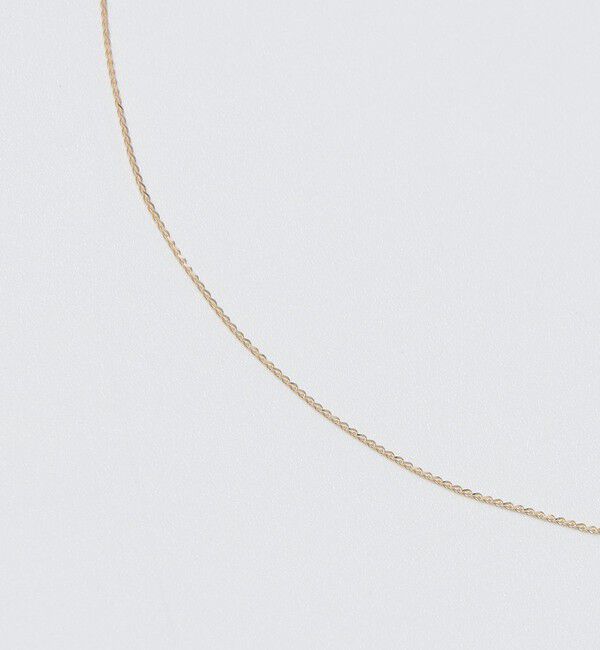 SHIPS「City Ambient Products: K10YG PLANER CHAIN NECKLACE」|ネックレス|