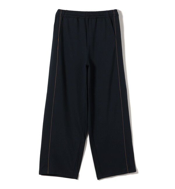 SHIPS for women「SHIPS Primary Navy Label:〈洗濯機可能〉サテン パイピング ジャージ パンツ」|その他|ネイビー
