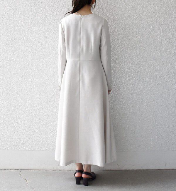 SHIPS any「《予約》SHIPS any:〈洗濯機可能〉レースカラー ロング スリーブ ワンピース［NAVY BLUE］」|ワンピース|