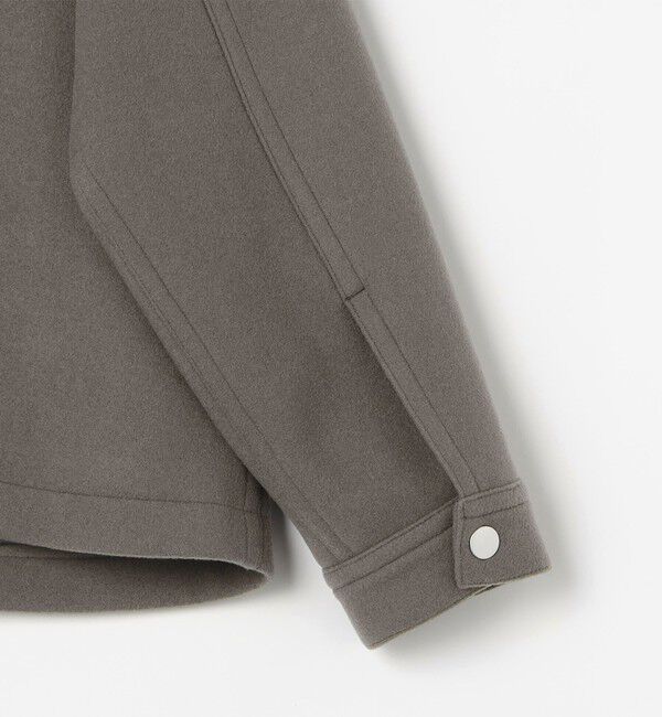 SHIPS any「PURE WOOL MELTON リラックス ジップアップ ブルゾン◆」|ブルゾン・スタジャン|